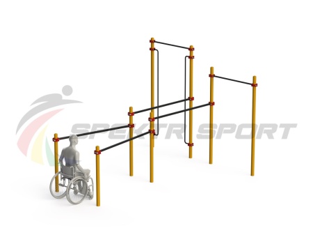 Купить Спортивный комплекс для инвалидов-колясочников WRK-D19_76mm в Донское 