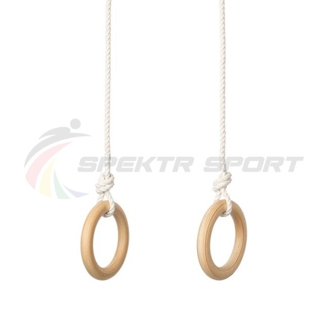 Купить Кольца гимнастические деревянные (фанера 18 мм, покрытие: эмаль, лак или пропитка) в Донское 