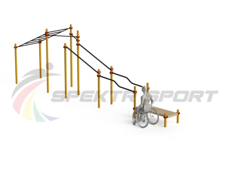 Купить Спортивный комплекс для инвалидов-колясочников WRK-D22_76mm в Донское 