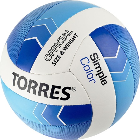 Купить Мяч волейбольный Torres Simple Color любительский р.5 в Донское 
